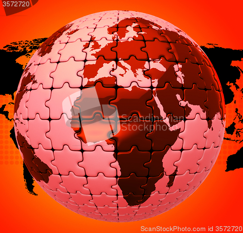 Image of Global Warming Shows Globalise Globalization And World