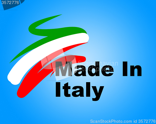 Image of Manufacturing Italy Means Commerce Purchase And Business