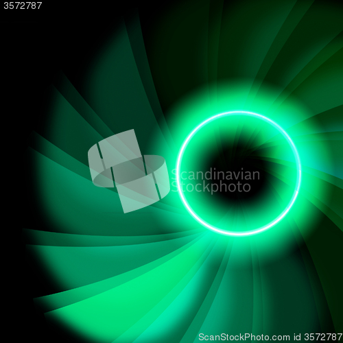 Image of Twirl Space Means Light Burst And Artistic