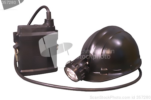 Image of Storage Torch and Helmet for Miner and Lifeguards