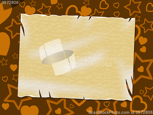 Image of Copyspace Paper Represents Old Fashioned And Grunge