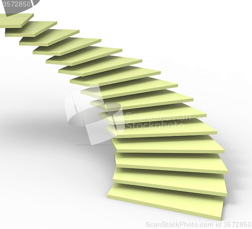 Image of Stairs Vision Shows Future Objectives And Aspirations