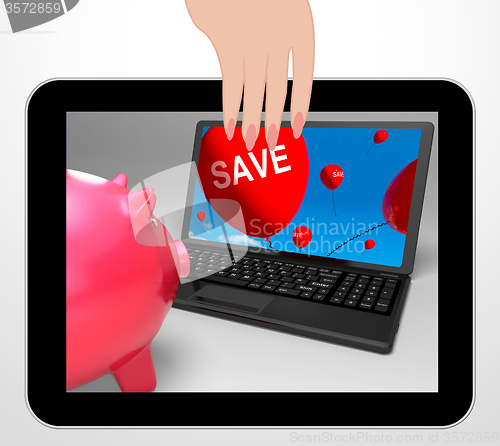 Image of Save Laptop Displays Promos And Discounts On Internet