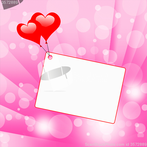 Image of Copyspace Heart Shows Valentine\'s Day And Affection