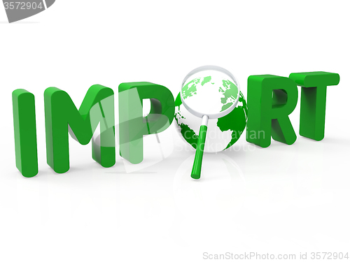 Image of Import Worldwide Means Buy Abroad And International