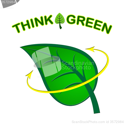 Image of Eco Friendly Means Think About It And Conservation