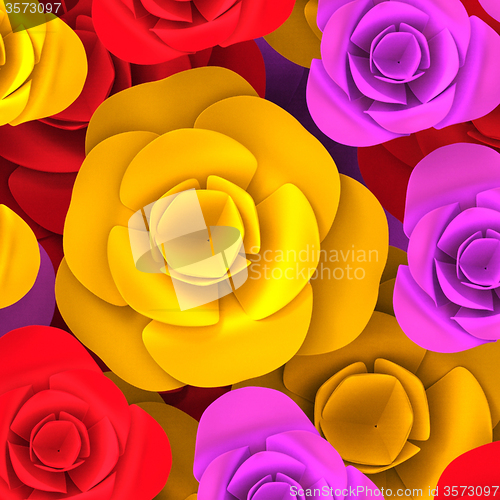 Image of Color Background Shows Multicoloured Backgrounds And Colours