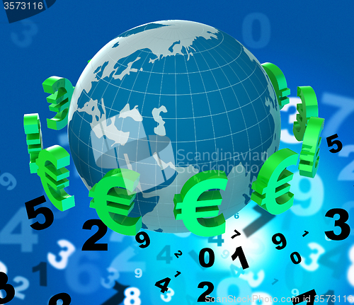 Image of Forex Euros Means Currency Exchange And European