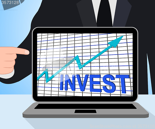 Image of Invest Chart Graph Displays Increase Investment