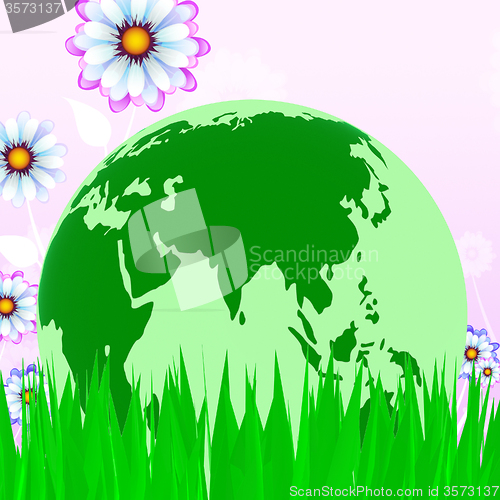 Image of Word Nature Means Trees Planet And Scenic