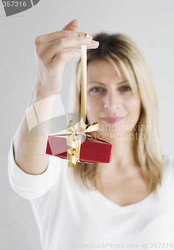 Image of holding present
