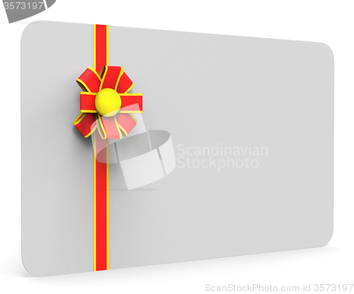 Image of Gift Card Represents Blank Space And Copy