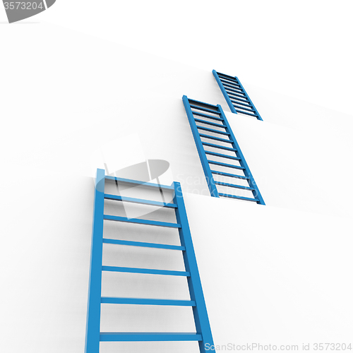 Image of Ladders Planning Means Overcome Obstacles And Aspire