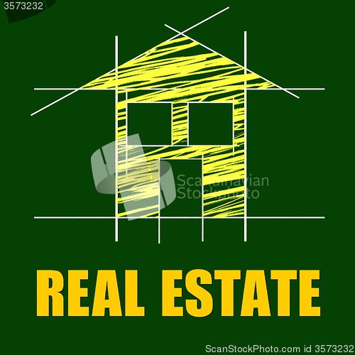 Image of Real Estate Means On The Market And Apartment