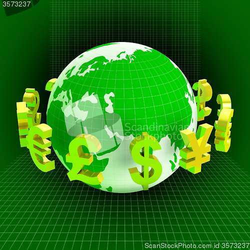 Image of Forex Euros Means British Pounds And Dollars