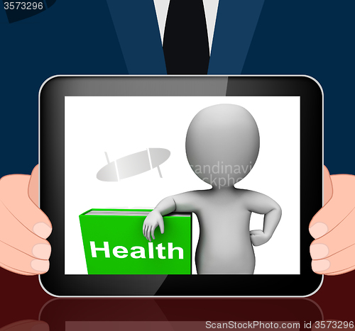 Image of Health Book And Character Displays Books About Healthy Lifestyle