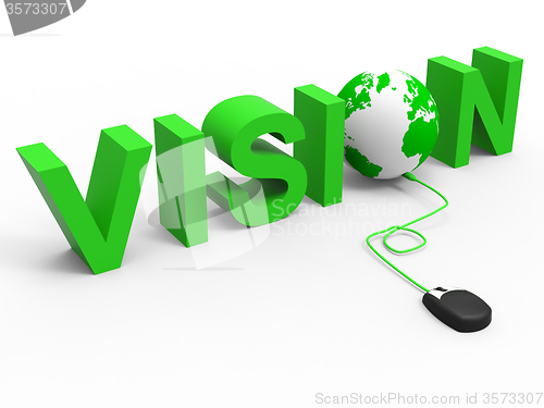 Image of Vision Planning Indicates World Wide Web And Searching