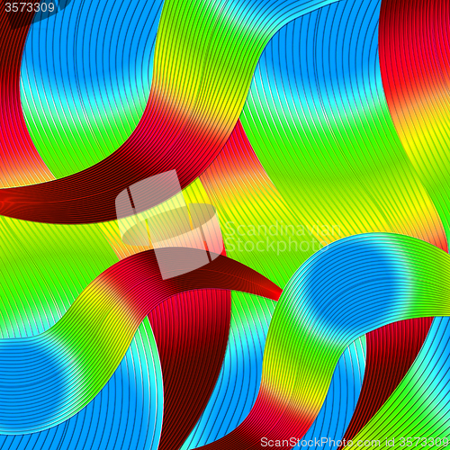 Image of Twirl Background Means Design Vibrant And Wave