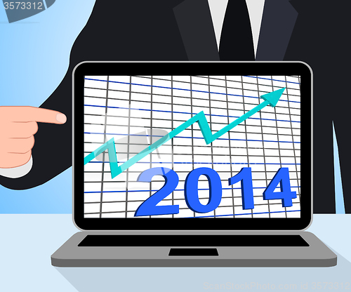 Image of Twenty Fourteen Graph Chart Displays Increase In 2014