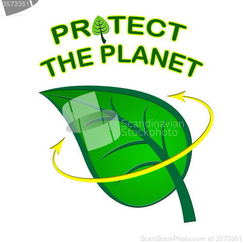 Image of Eco Friendly Represents Earth Day And Conservation