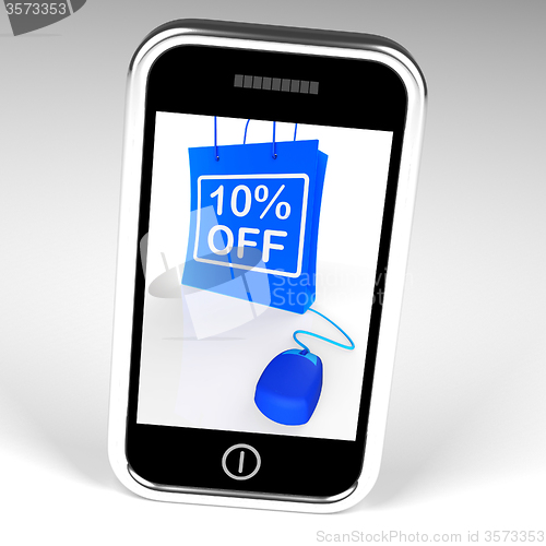 Image of Ten Percent Off Bag Displays Online10 Sales and Discounts