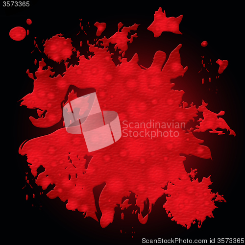 Image of Splash Red Means Paint Colors And Backdrop