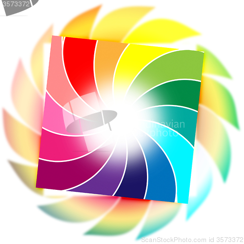 Image of Background Color Shows Spiral Spiralling And Whirling