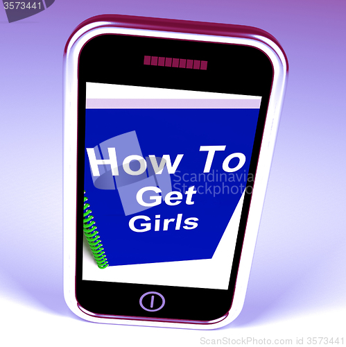 Image of How to Get Girls on Phone Represents Getting Girlfriends