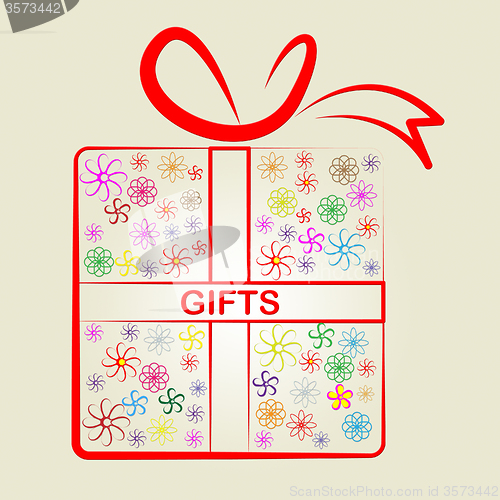 Image of Giftbox Gifts Shows Giving Present And Celebrate