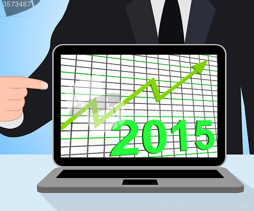 Image of Twenty Fifteen Graph Chart Displays Increase In 2015