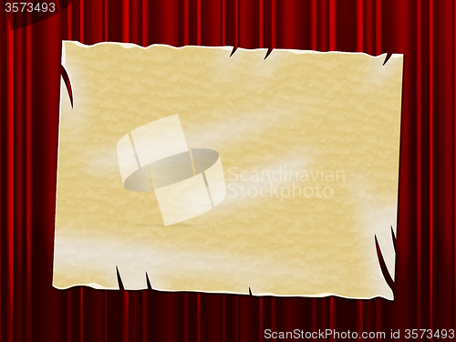 Image of Copyspace Parchment Shows Old Paper And Ancient