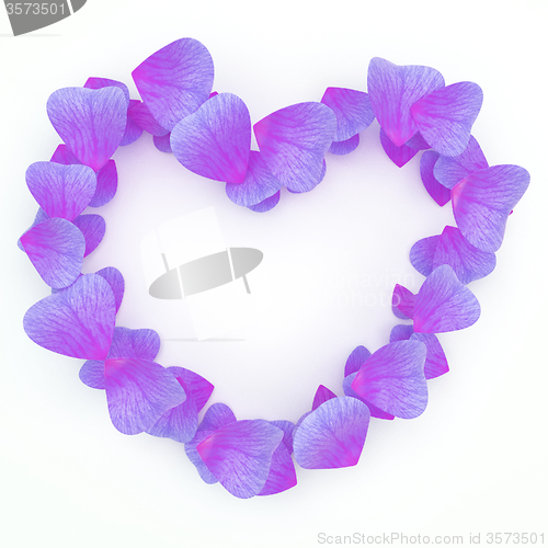 Image of Copyspace Rose Indicates Flowers Valentine And Copy-Space
