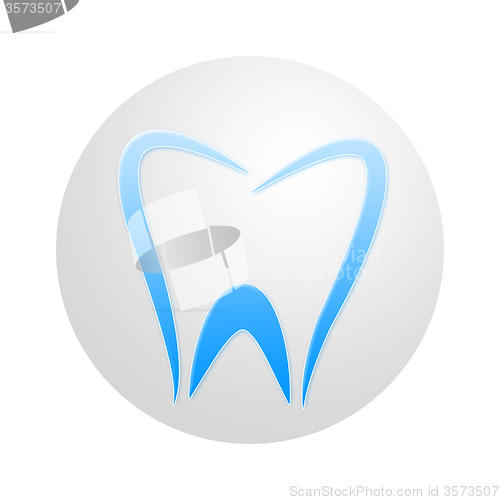 Image of Tooth Icon Represents Dentist Icons And Dentistry