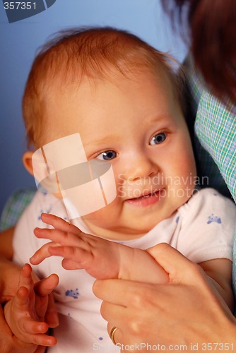 Image of A girl with her mammy