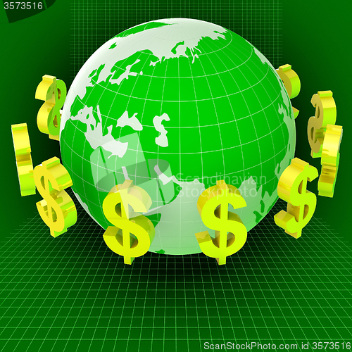 Image of Forex Dollars Represents Currency Exchange And Cash