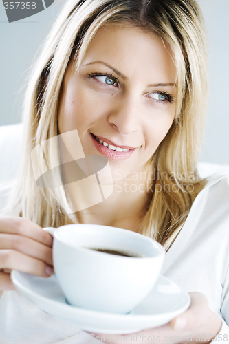 Image of enjoying coffee