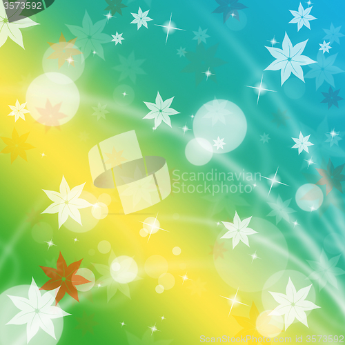 Image of Pastel Color Represents Flora Design And Petal