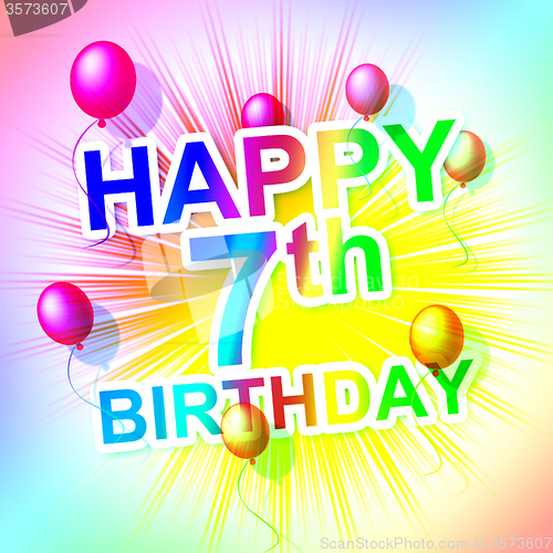 Image of Happy Birthday Represents Fun Celebration And Celebrations
