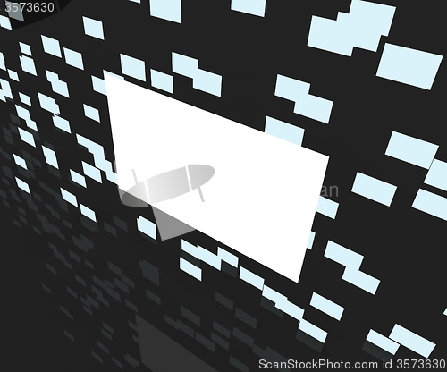 Image of Copyspace Technology Means High-Tech Digital And Blank