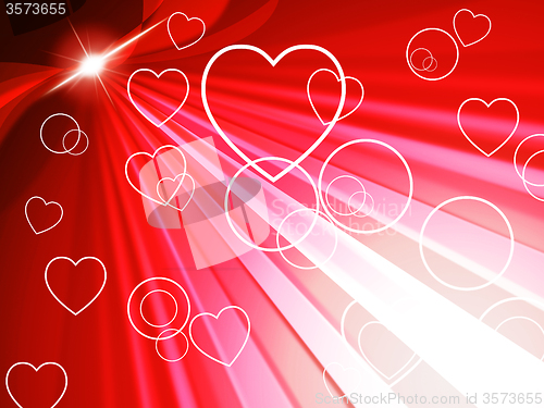 Image of Background Red Means Valentines Day And Backdrop