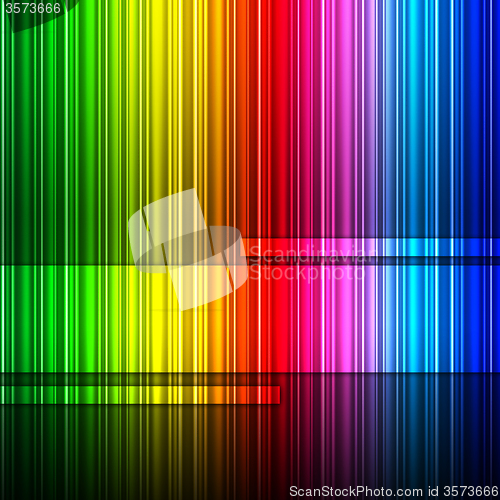 Image of Spectrum Background Represents Color Swatch And Backgrounds