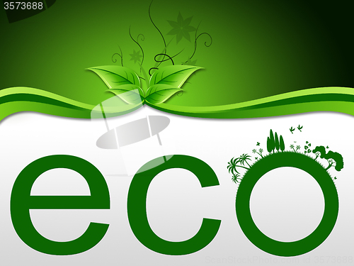 Image of Nature Eco Indicates Go Green And Earth