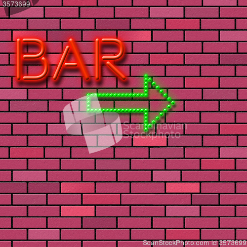 Image of Brick Wall Indicates Traditional Pub And Alcohol