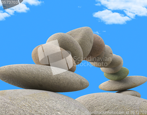 Image of Spa Stones Indicates Relax Wellness And Equilibrium