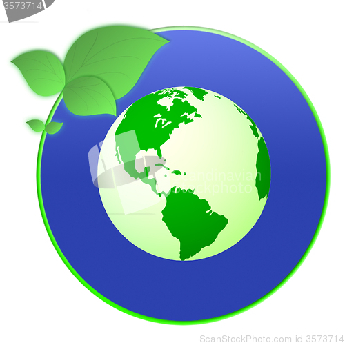 Image of Eco Friendly Means Go Green And Earth