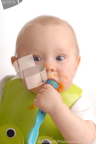 Image of Feeding of a small child