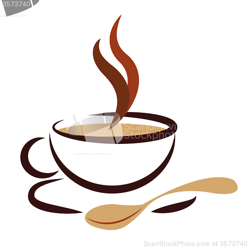 Image of Beverage Hot Represents Best Coffee And Cafe