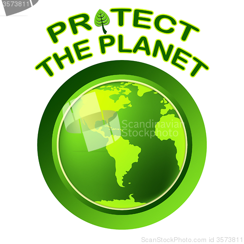 Image of Protect World Indicates Planet Worldwide And Globalization