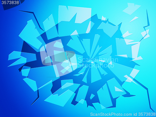 Image of Broken Glass Means Text Space And Backdrop