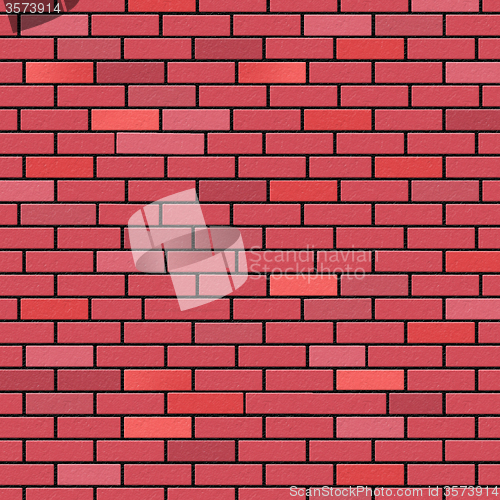 Image of Brick Wall Indicates Blank Space And Background